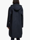 Ilse Jacobsen Hornbæk 3/4 Length Detachable Hood Raincoat, Dark Indigo