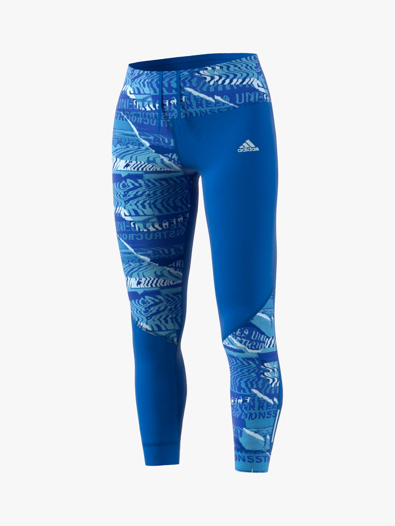 adidas blue running tights