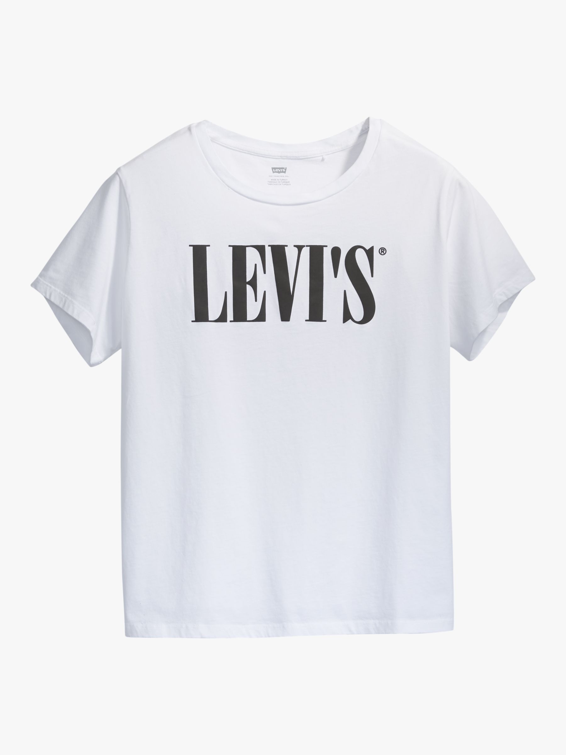 Logo T-Shirt, White at John Lewis 