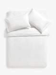 John Lewis Crisp & Fresh 200 Thread Count Easy Care Organic Cotton Bedding, White