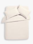 John Lewis Crisp & Fresh 200 Thread Count Easy Care Organic Cotton Bedding, Natural Cream