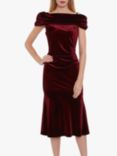 Gina Bacconi Maelle Off Shoulder Velvet Midi Dress