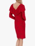Gina Bacconi Suuri Frill Dress, Red