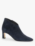 John Lewis Waverly Suede Shoe Boots, Navy