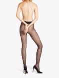 FALKE 15D Dot Sheer Tights, Black