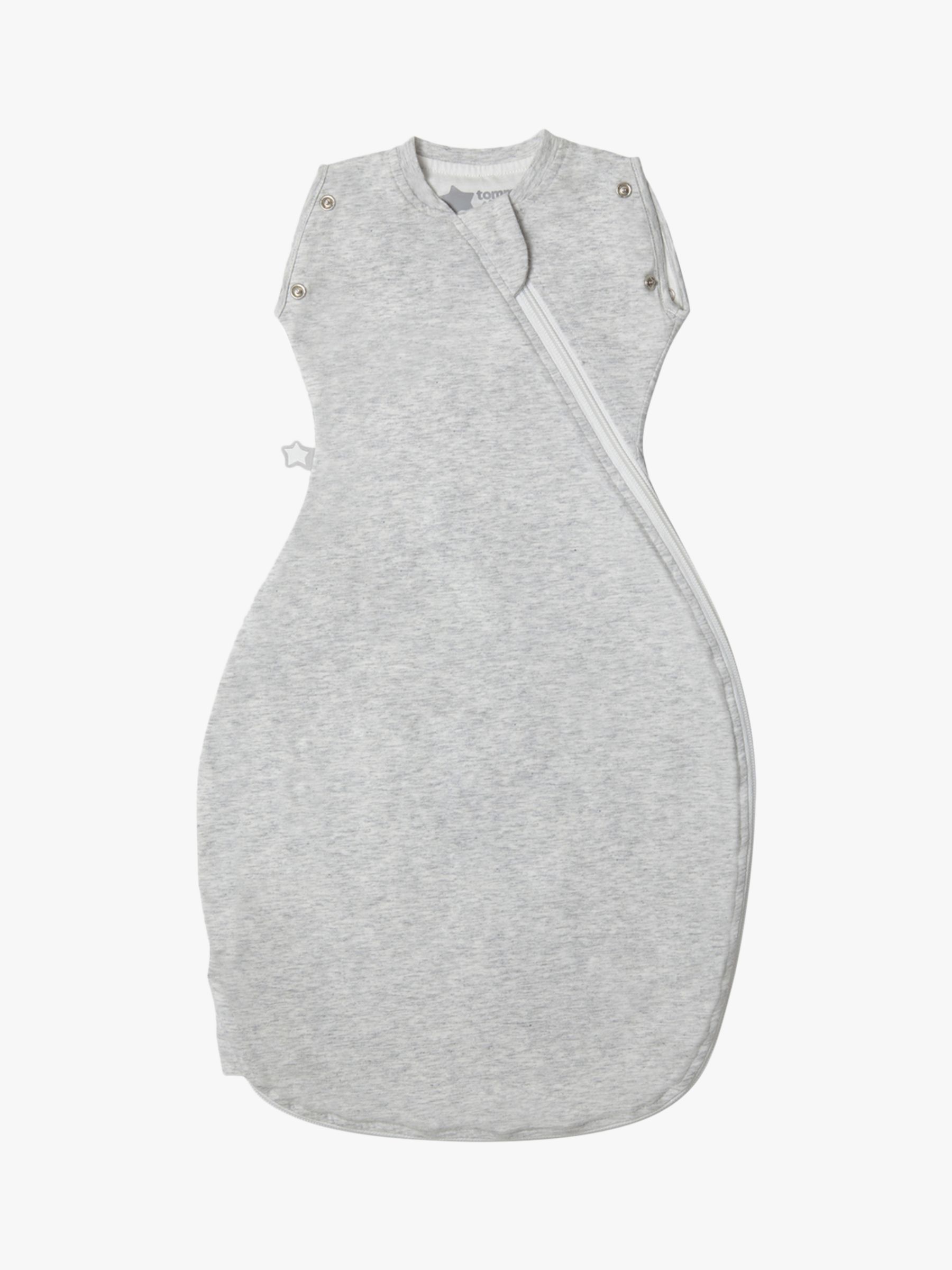 Tommee Tippee The Original Grobag Newborn Snuggle Baby Sleeping Bag, 0.2 Tog, Grey, 0-4 months