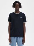 Fred Perry Twin Tipped T-Shirt, Navy
