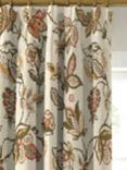 John Lewis Cordelia Floral Weave Pair Lined Pencil Pleat Curtains, Multi