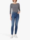 Hobbs Gia Sculpting Jeans, Mid-Wash