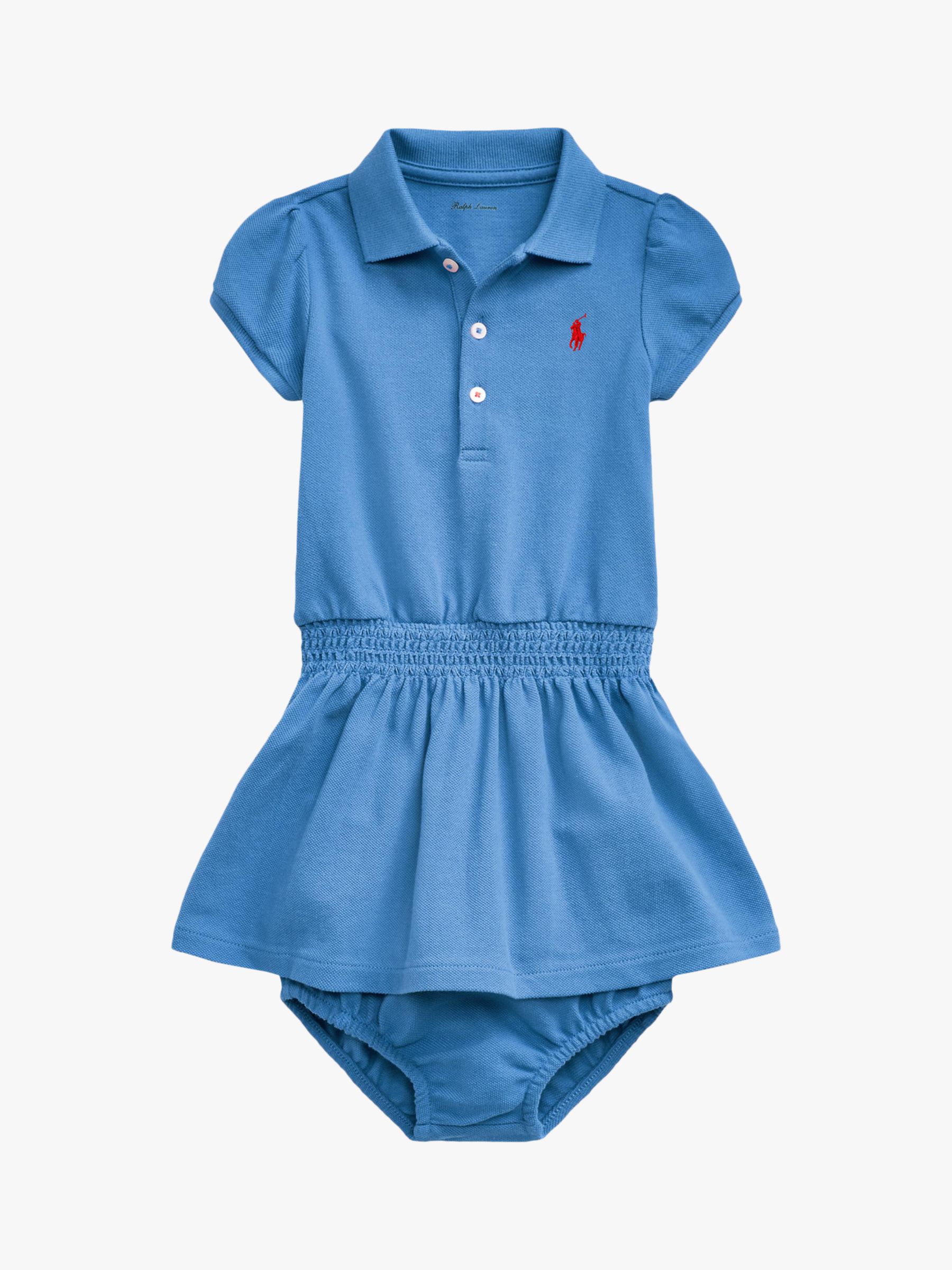 baby blue polo dress