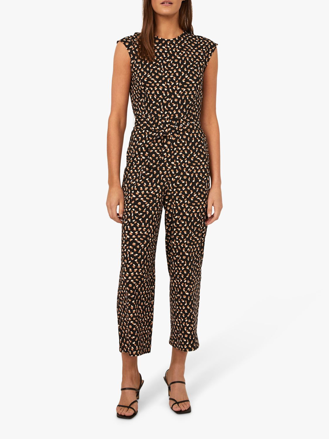 warehouse star print jumpsuit