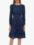 Gina Bacconi Arisia Floral Crepe Mini Dress, Navy