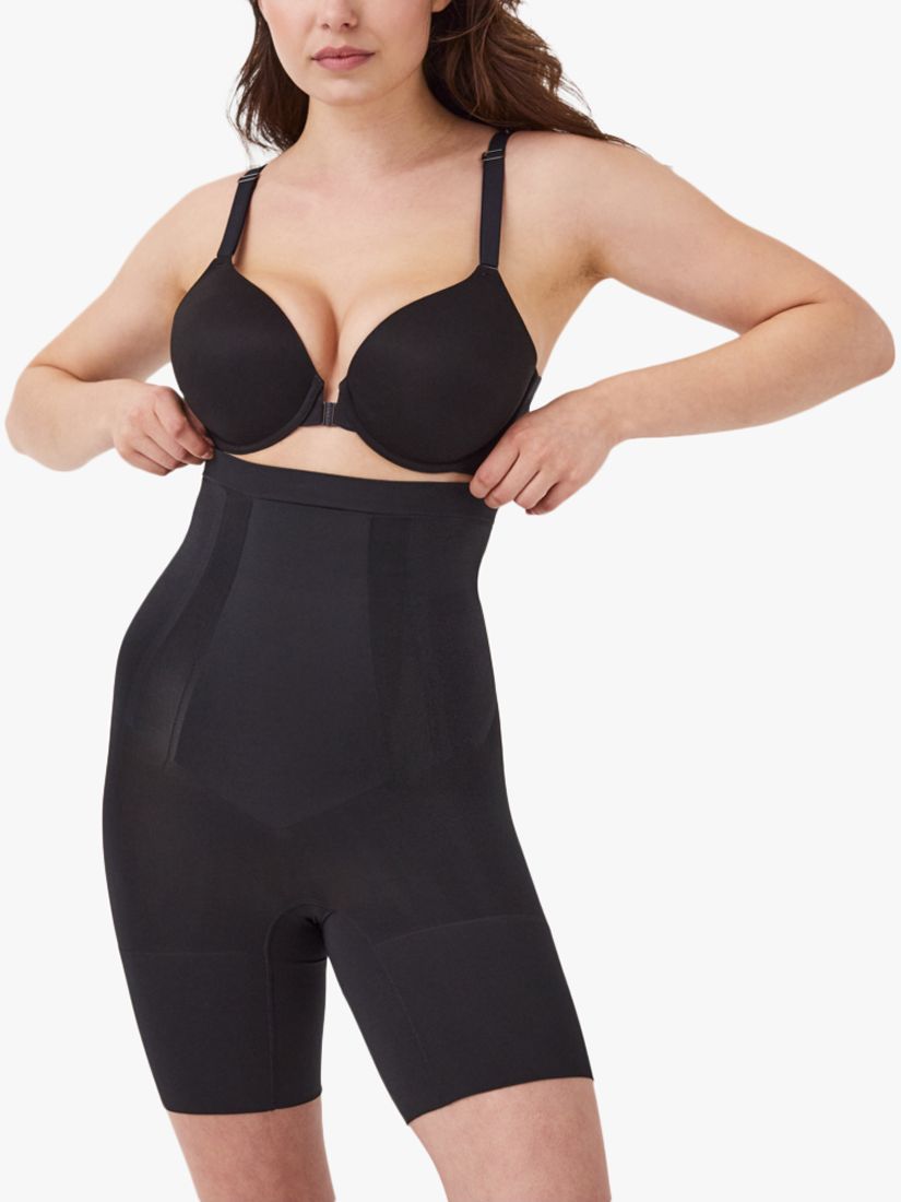 Spanx Light Control Cotton Control Knickers, Very Black at John Lewis &  Partners