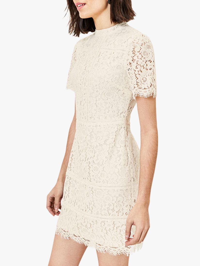 love you for eternity white lace shift dress