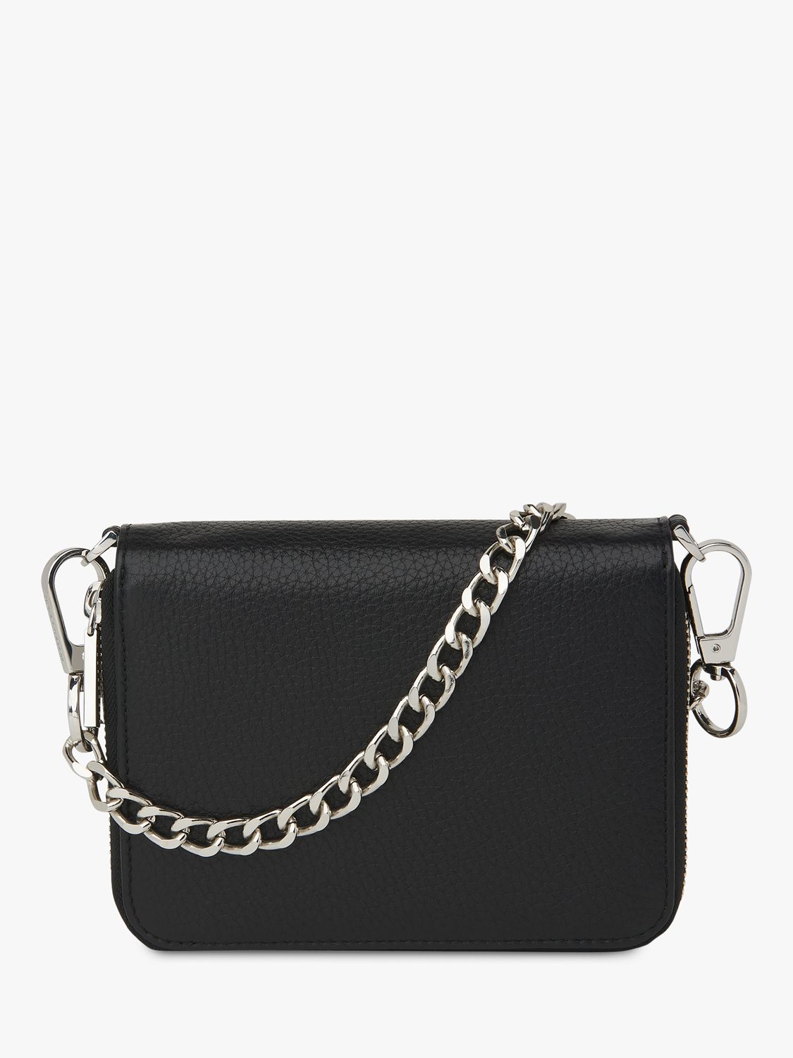 double chain black bag