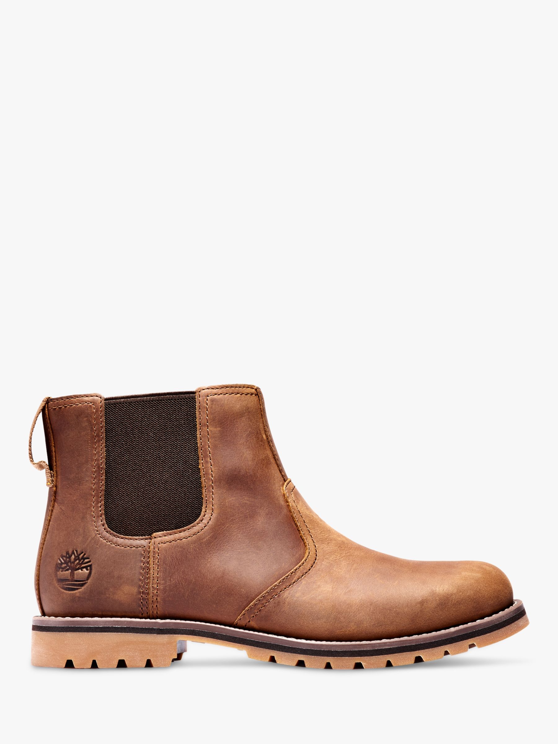 Timberland Leather Chelsea Boots, Rust at John Lewis & Partners