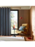 Orla Kiely Linear Stem Pair Lined Eyelet Curtains