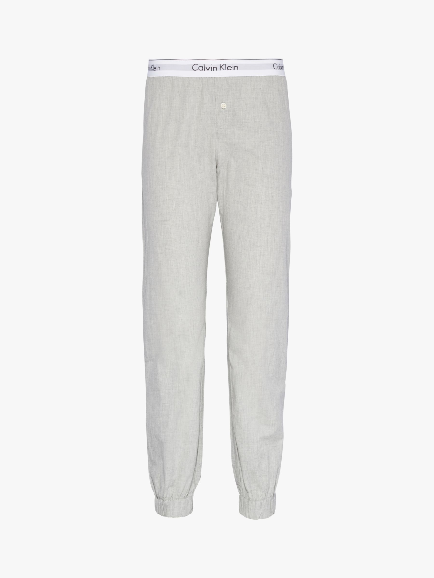 calvin klein modern cotton heather gray womens jogger pants