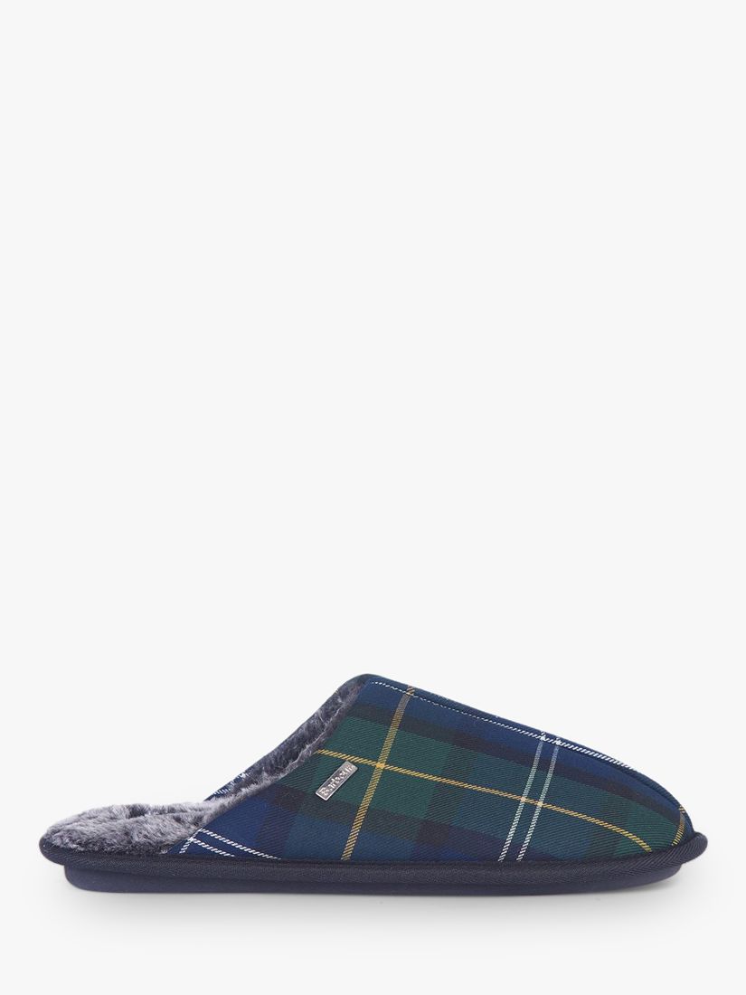 Barbour Young Faux Fur Mule Slippers 