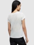 AllSaints Anna Short Sleeve T-Shirt, Chalk White