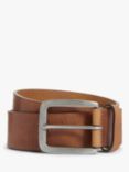 John Lewis Made in Italy 40mm Leather Jeans Belt, Tan