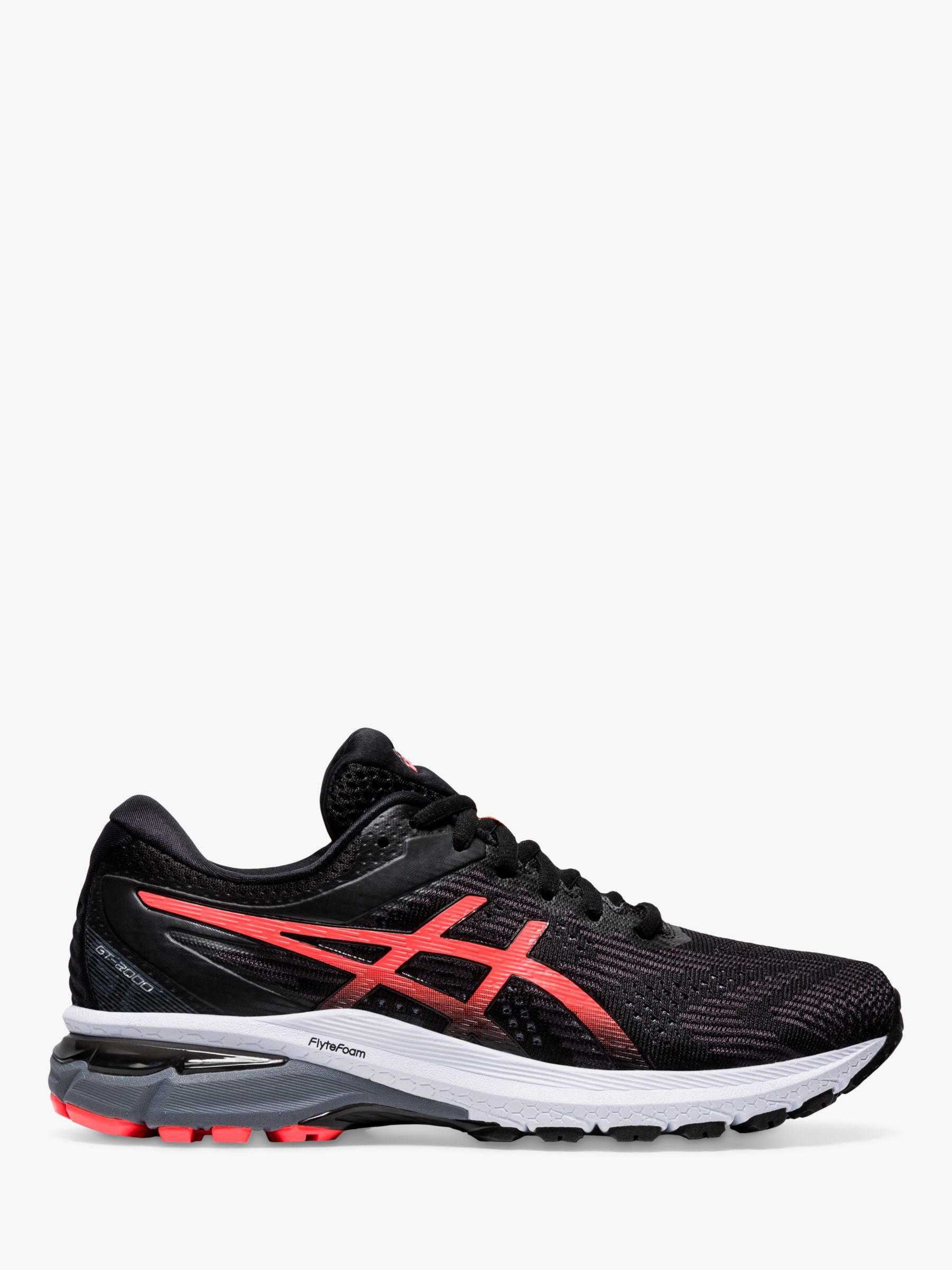 womens red asics running shoes