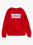 Levi's Kids' Crew Neck Batwing Logo Sweatshirt