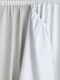 John Lewis ANYDAY Pair Blackout Pencil Pleat & Eyelet Curtain Lining, Natural