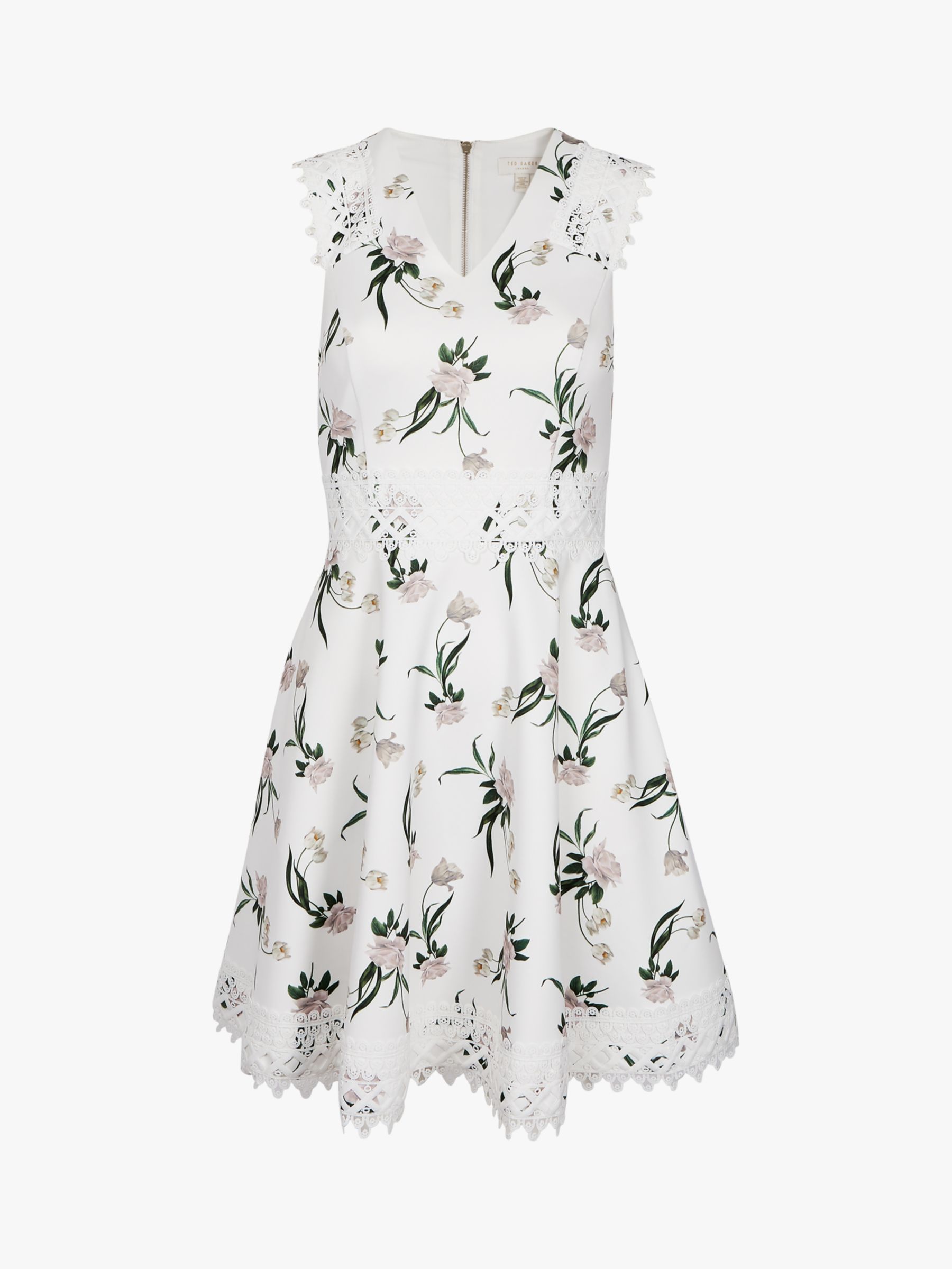 ted baker dress white floral