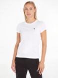 Calvin Klein Performance Embroidery Slim T-Shirt, Bright White