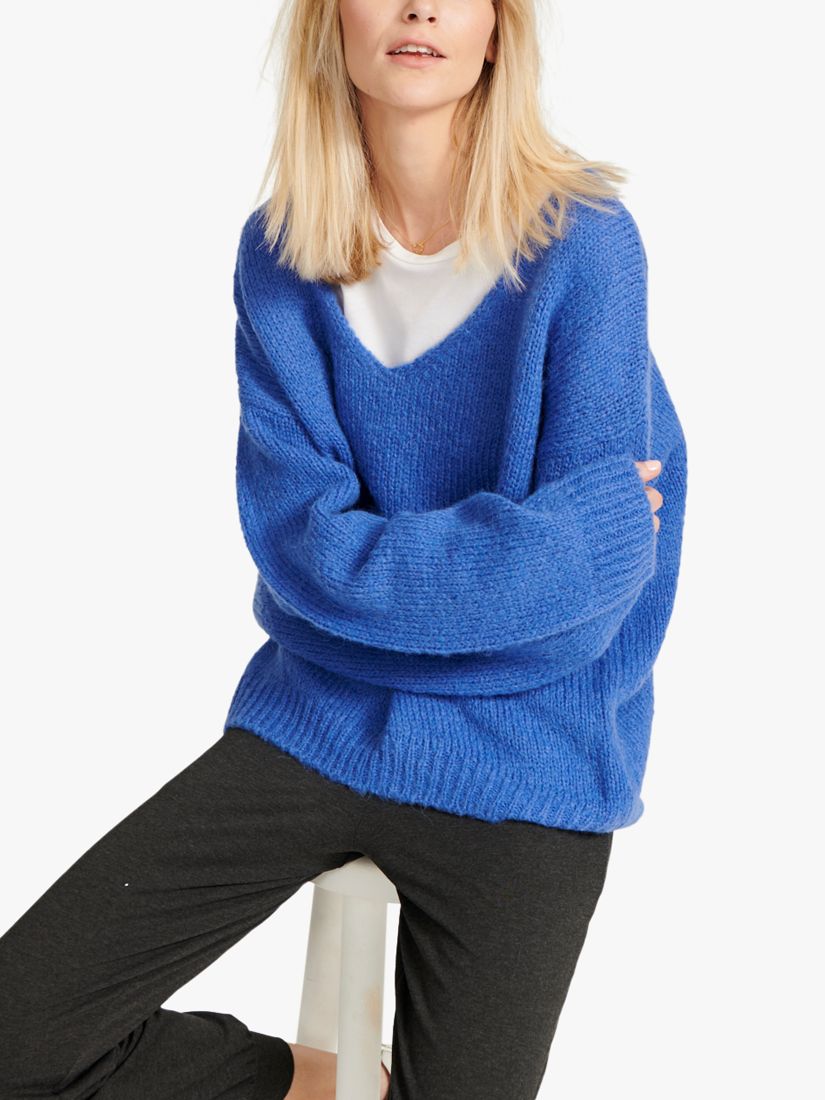 Blue Womens Clothing Jumpers and knitwear Jumpers Semicouture Synthetic Sweater in Dark Blue 