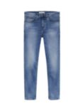 Tommy Jeans Slim Fit Tapered Faded Jeans, Light Blue Stretch