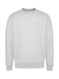 Tommy Jeans Fleece Crew Neck Sweatshirt, Light Grey Heather