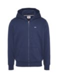 Tommy Jeans Zip Through Fleece Hoodie, Twilight Navy