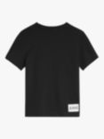 Calvin Klein Boys' Organic Cotton Institutional Logo T-Shirt, CK Black