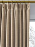 John Lewis Textured Weave Recycled Polyester Pair Blackout/Thermal Lined Pencil Pleat Curtains, Natural