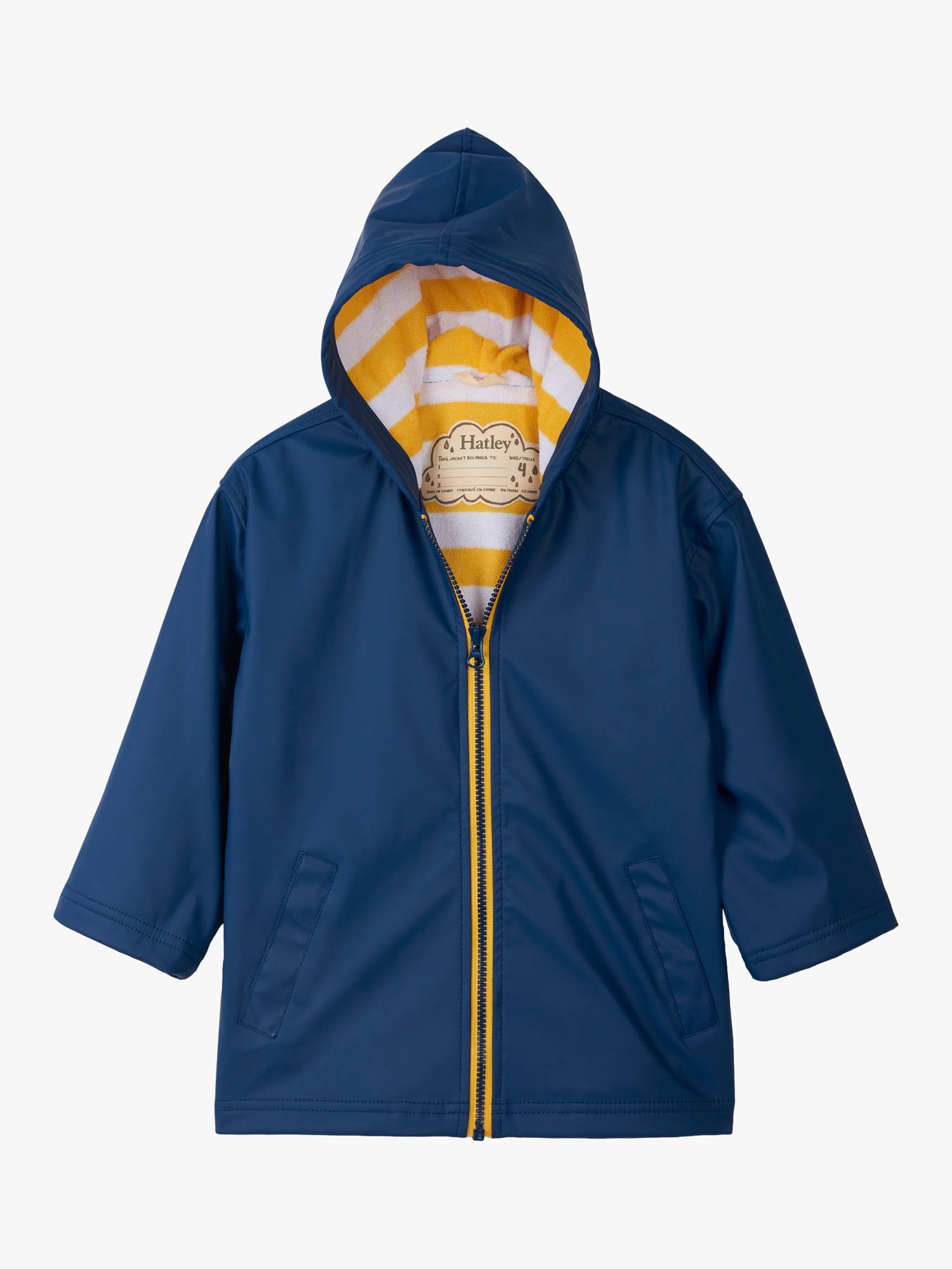 DressInn Boys Clothing Jackets Rainwear 32x5804 Rain Jacket Blue 4 Years Boy 