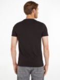 Tommy Hilfiger Flag Logo Crew Neck T-Shirt, Jet Black