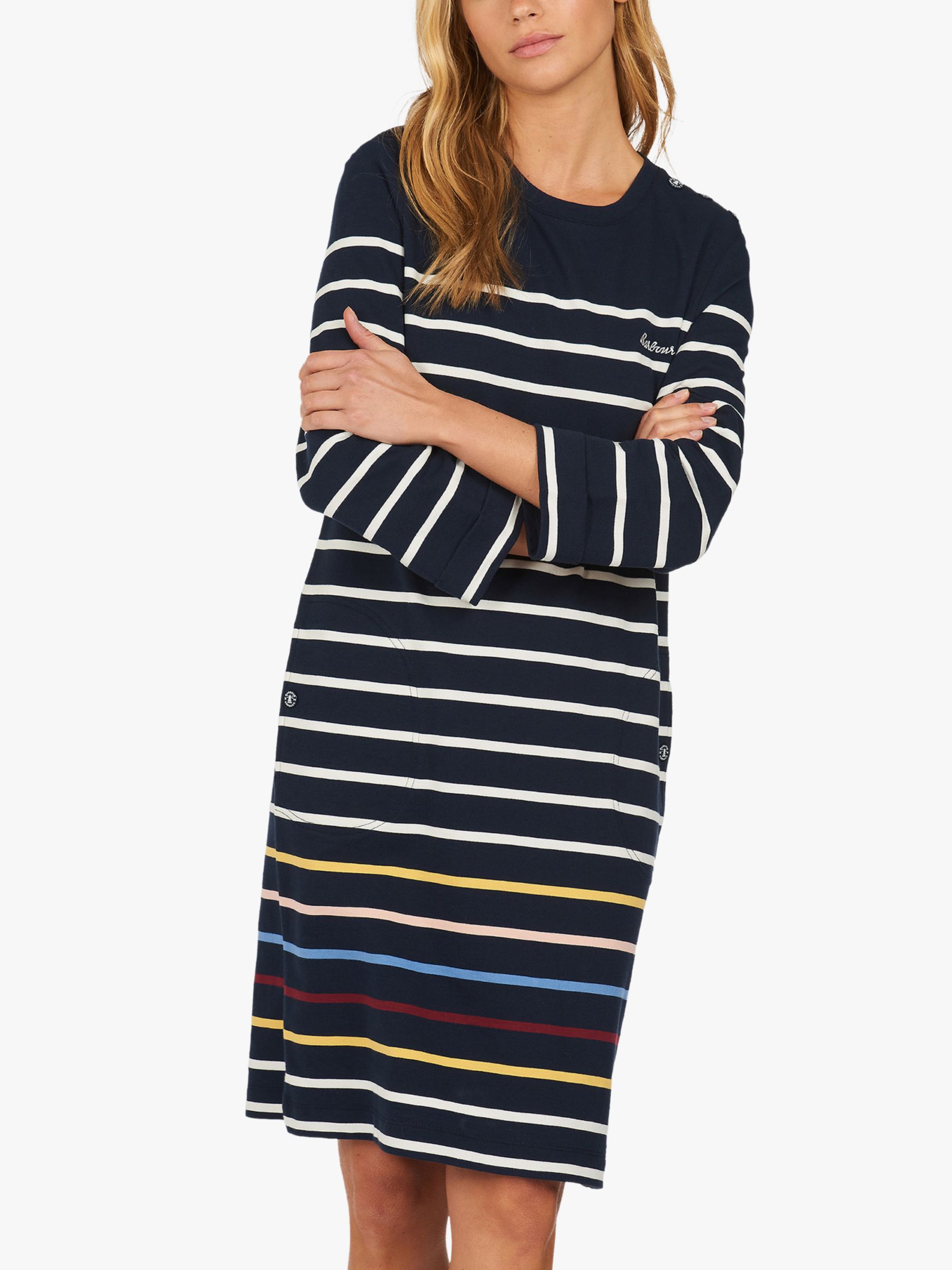 Barbour Longshore Striped Jersey Dress 