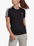 adidas LOUNGEWEAR Essentials Slim 3-Stripes T-Shirt