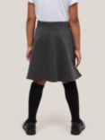 John Lewis Girls' Skater School Skirt, Grey
