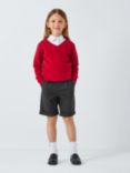 John Lewis Girls' Adjustable Waist City School Shorts