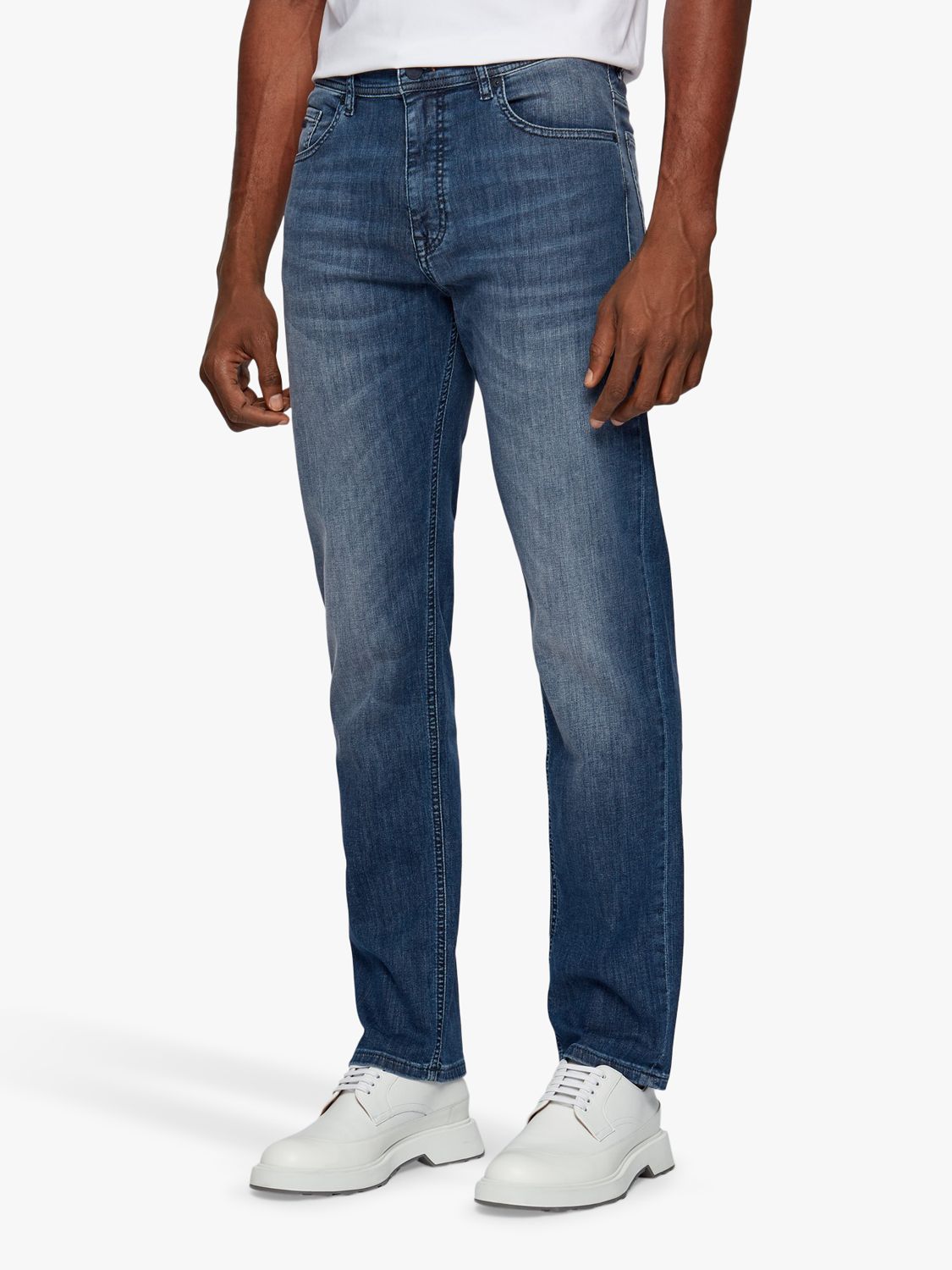 BOSS Albany Straight Fit Jeans, Medium 