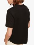 Whistles Emily Ultimate Short Sleeve T-Shirt, Black