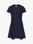 Tommy Hilfiger Children's Essential Skater Dress, Twilight Navy