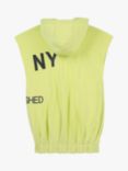 DKNY Kids' Hooded Fleece Dress, Citrine