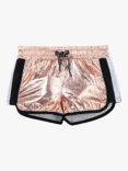 DKNY Kids' Metallic Shorts, Copper