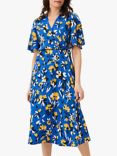 Phase Eight Jayla Floral Print Dress, Almond/Canary
