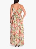 chesca Floral Chiffon Maxi Dress, Multi, Multi