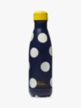 Boden Spot Print Drinks Bottle, 500ml, Navy/Multi